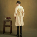 Men’s wedding suit, Chinese wedding suit,  Wedding Tang Jacket, embroidered suit, Mandarin collar