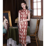 Modern Chinese Qipao, Cheongsam Dress, breathable Summer Qipao, mandarin collar