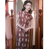Modern Chinese Qipao, Cheongsam Dress, breathable Summer Qipao, mandarin collar