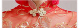 Custom make available, wedding dress, traditional Chinese dress, embroidered Cheongsam, Bridesmaid dress