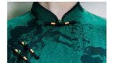 Modern Chinese Cheongsam, Green color