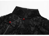 Modern Chinese Qipao, Chinese Cheongsam, Black Qipao, Evening Dress