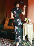 Modern Chinese Qipao, Chinese Cheongsam Dress, Evening Dress, Ball Gowns, Long Evening Dresses, mandarin collar