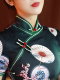 Modern Chinese Qipao, Chinese Cheongsam Dress, Evening Dress, Ball Gowns, Long Evening Dresses, mandarin collar