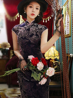 Modern Chinese qipao, Chinese Cheongsam, Evening Dress, Ball Gowns, mandarin collar