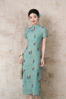 Modern Chinese Qipao dress, Evening Dress, 2 colors