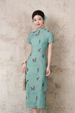 Modern Chinese Qipao dress, Evening Dress, 2 colors