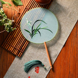 Qipao Fan, embroidered fan, floral embroidered fan, Fan Accessories