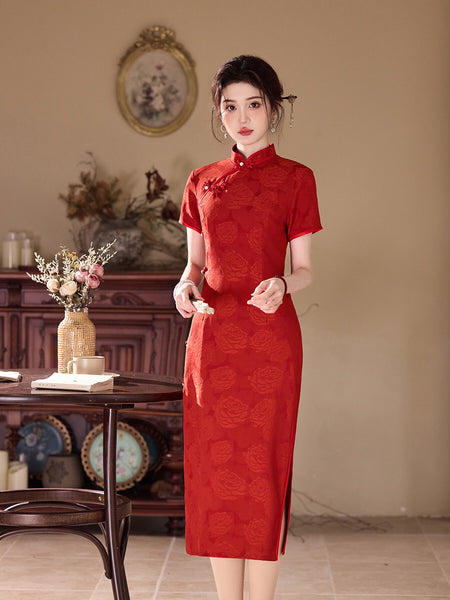 Qipao Traditional Chinese Dress Chinese Traditional Textual Evening Dress Art Guzheng Women Qipao Traditional Chinese Dress Chinese Traditional Textual Evening Dress Art Guzheng Women