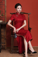 Free alteration, Traditional Chinese Qipao dress, Mulberry Silk cheongsam,  Evening Dress, light casual dress