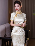 Modern Chinese qipao, Chinese Cheongsam, Evening Dresses, Ball Gowns, mandarin collar