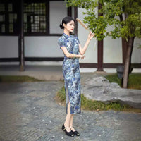 Elegant traditional Chinese dress, Chinese Cheongsam Dress, Evening Dresses, Ball Gowns, Long Evening Dresses, mandarin collar