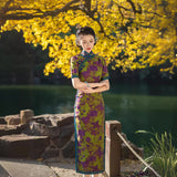 Qipao chinois moderne, Cheongsam chinois, robe de soirée, robes de bal, col mandarin