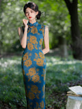 Qipao chinois moderne, robe Cheongsam, robe de soirée, robe minimaliste noire