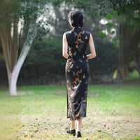 Free alteration, Traditional Chinese Qipao dress,  sleeveless qipao, Evening Dress, mandarin collar