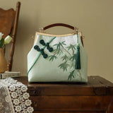 Hand-made, Chinese Cheongsam bag, Dinner bag, Party Clutches, 早竹园