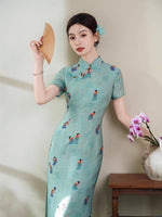 Modern Chinese Qipao dress, Evening Dress, 2 colors