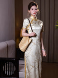 Modern Chinese qipao, Chinese Cheongsam, Evening Dresses, Ball Gowns, mandarin collar