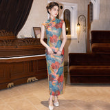 Qipao chinois moderne, Cheongsam chinois, robes de bal, robe de soirée longue, col mandarin