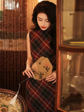 Chinese Cheongsam, Evening Dress, Ball Gown, Sleeveless summer qipao