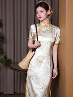 Modern Chinese qipao, Chinese Cheongsam, Evening Dresses, Ball Gowns, mandarin collar