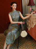 Modern Chinese qipao, Chinese Cheongsam, Evening Dress, Ball Gowns, mandarin collar