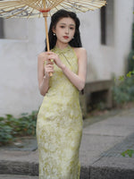 Modern Chinese Qipao, Cheongsam Dress, Evening Dress, light purple color