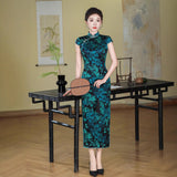 Modern Chinese dress, mulberry silk Cheongsam, Silk qipao, spring dress