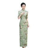 Modern Chinese Qipao dress,  Evening Dress, mandarin collar