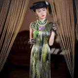 Modern Chinese dress, mulberry silk Cheongsam, Silk qipao, spring dress