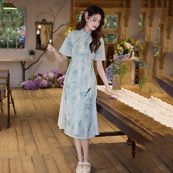 Modern Chinese Qipao, Chinese Cheongsam, aodai qipao