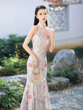 Qipao chinois moderne, robe Cheongsam, robe de soirée, robe sirène
