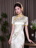 Modern Chinese qipao, Chinese Cheongsam, Evening Dresses, Ball Gowns, mandarin collar