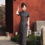 Qipao chinois moderne, Cheongsam chinois, robes de soirée, robes de bal, qipao d'été, col mandarin
