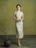 Modern Chinese Qipao, Chinese Cheongsam Dress, floral dresses, Ball Gowns