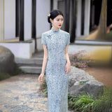 Traditional Chinese dress, Cheongsam Dress, breathable Summer Qipao