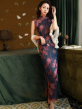 Modern Chinese qipao, Chinese Cheongsam, Evening Dress, Ball Gowns, mandarin collar