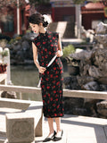 Traditional Chinese dress, Chinese Cheongsam, Evening Dress, Ball Gowns, mandarin collar
