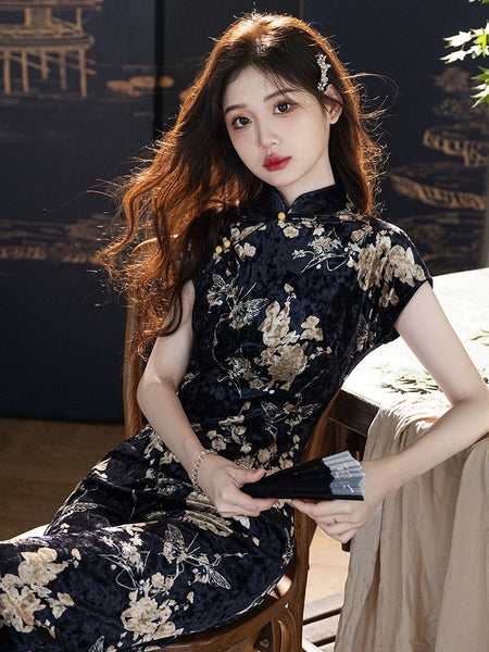 Modern Chinese qipao, Chinese Cheongsam Dress, Evening Dress, Ball Gow QipaoMood Modern Chinese qipao, Chinese Cheongsam Dress, Evening Dress, Ball Gow QipaoMood