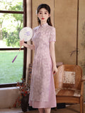 Modern Chinese Qipao, Cheongsam Dress, Kneelength Qipao, breathable Summer Qipao, aodai qipao