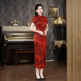Modern Chinese Qipao, mulberry silk Cheongsam, Silk qipao, spring dress, mandarin collar