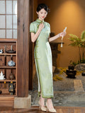 Modern Chinese Qipao, Chinese Cheongsam, summer qipao, Evening Dress, Ball Gowns, mandarin collar