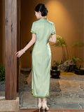 Modern Chinese Qipao, Chinese Cheongsam, summer qipao, Evening Dress, Ball Gowns, mandarin collar