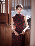 Modern Chinese qipao, Chinese Cheongsam, Evening Dress, Ball Gowns, mandarin collar