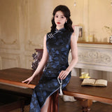 Modern Chinese qipao, Chinese Cheongsam, Evening Dress, Ball Gowns, mandarin collar