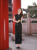 Modern Chinese qipao, Chinese Cheongsam, Evening Dress, Ball Gowns, mandarin collar