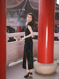 Modern Chinese qipao, Chinese Cheongsam, Evening Dress, Ball Gowns, mandarin collar
