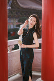 Modern Chinese qipao, Chinese Cheongsam, Evening Dress, Ball Gowns, mandarin collar