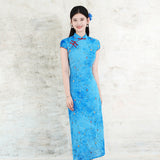 Modern Chinese qipao, Chinese Cheongsam, Evening Dress, Ball Gowns, mandarin collar