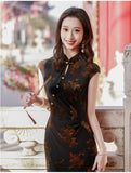 Modern Chinese qipao, Chinese Cheongsam, Evening Dress, Ball Gowns, mandarin collar